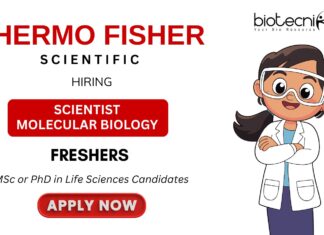 Unlock your Research Career with the Scientist Job in Bangalore Apply for the Life Science Job at Thermo Fisher Careers Now!