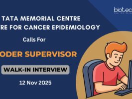 Walk-In Interview for Coder Supervisor Role Apply Now for the BSc Life Sciences Jobs at Tata Memorial Hospital Vacancy!