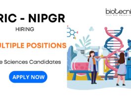Walk-In Interview for Multiple Research Jobs at BRIC-NIPGR Apply for the exciting Project Vacancy and unlock your Life Science Careers Now!