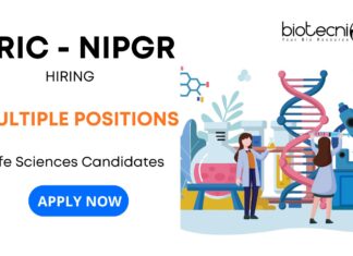 Walk-In Interview for Multiple Research Jobs at BRIC-NIPGR Apply for the exciting Project Vacancy and unlock your Life Science Careers Now!