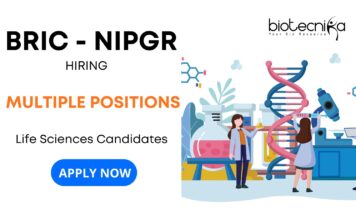 Walk-In Interview for Multiple Research Jobs at BRIC-NIPGR Apply for the exciting Project Vacancy and unlock your Life Science Careers Now!