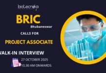 Walk-in Interview at BRIC-Institute of Life Sciences, Bhubaneswar Apply Now for Agriculture Research Jobs!