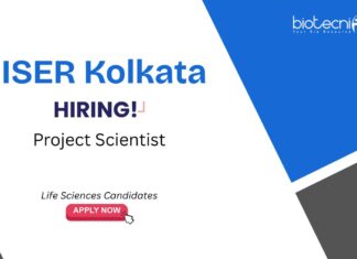 Project Scientist Recruitment at IISER, Kolkata. Life Sciences Candidates, Apply Now. IISER Kolkata Jobs. Life Sciences Job