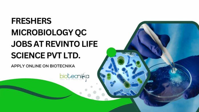 Microbiology QC Jobs Freshers
