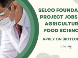 Agriculture & Food Sciences Jobs at Selco Foundation