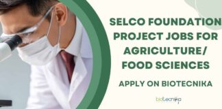 Agriculture & Food Sciences Jobs at Selco Foundation