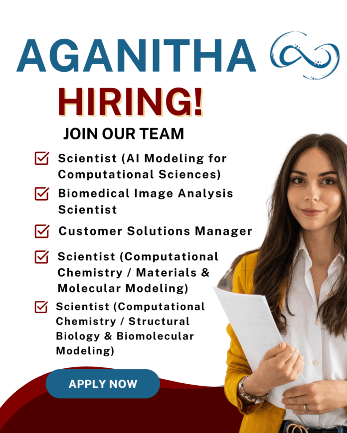 White & Yellow Simple We Are Hiring Poster Aganitha Jobs