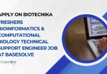 Freshers Bioinformatics & Computational Biology Job