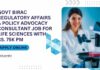 Govt Life Sciences Vacancies