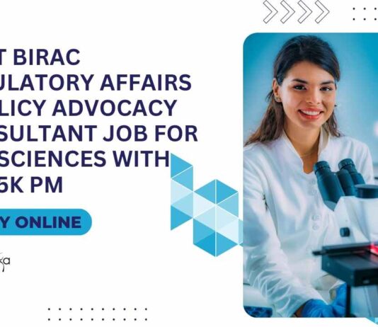 Govt Life Sciences Vacancies
