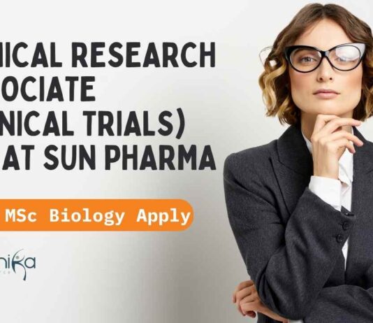 CRA Jobs Life Sciences at Sun Pharma