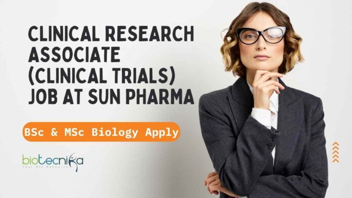 CRA Jobs Life Sciences at Sun Pharma
