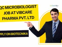 QC Microbiologist Job at Vibcare Pharma Pvt.