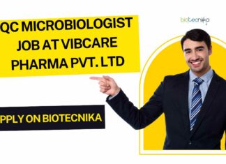 QC Microbiologist Job at Vibcare Pharma Pvt.