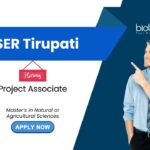 Agricultural Sciences Job Opportunity at IISER Tirupati For Project Associate Role in biotechnology research. Apply Now