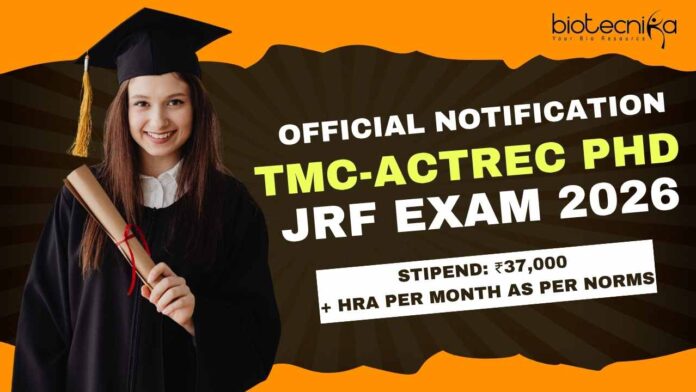 ACTREC JRF 2026 Application Form