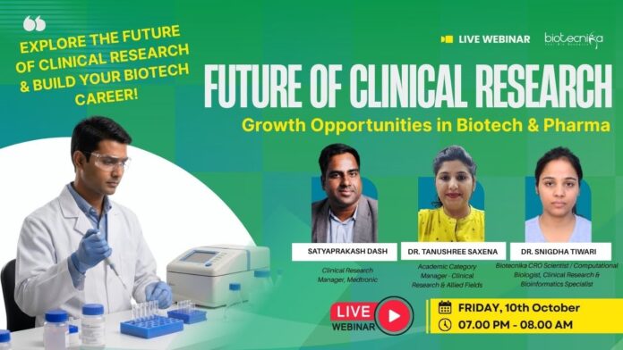 Free Clinical Research Webinar at Biotecnika – Register Today!