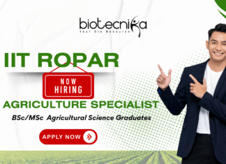 Agriculture Specialist Recruitment at ANNAM.AI, IIT Ropar | Life Science Jobs Agriculture Specialist ANNAM.AI IIT Ropar | Life Science Jobs | Agricultural Science Jobs