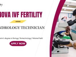Biotechnology Jobs: Nova IVF Fertility is Hiring for the position Andrology Technician - Apply Now for Biotech Career | Life Science Jobs