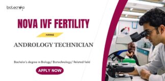 Biotechnology Jobs: Nova IVF Fertility is Hiring for the position Andrology Technician - Apply Now for Biotech Career | Life Science Jobs