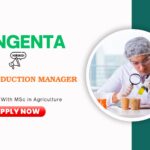 Syngenta is Hiring a Production Manager – Agriculture Graduates Apply Now Agriculture Jobs: Syngenta is Hiring an Area Production Manager | Apply Now for Syngenta Career | Production Manager Jobs