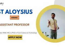 Food Tech Jobs: St Aloysius is Hiring Assistant Professor | Apply Now for Life Science Career