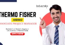 Life Science Jobs at Thermo Fisher – Apply Now Life Science Jobs: Thermo Fisher Hiring an Associate Project Manager | BSc/ MSc in Life Science Can Apply Now for Thermo Fisher Career
