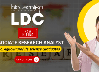 Associate Research Analyst role at LDC for research analyst jobs, agronomist jobs, and life science jobs