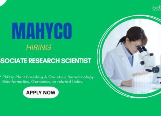 Research Jobs: Mahyco is Hiring an Associate Research Scientist | Apply Now for Mahyco Career | Life Science Jobs