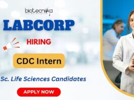 Biotechnology Internships at Labcorp – Controlled Document Coordinator Role