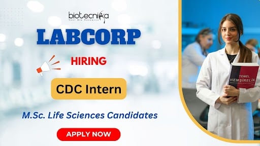 Biotechnology Internships at Labcorp – Controlled Document Coordinator Role