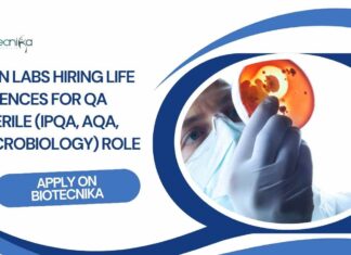 Life Sciences QA Jobs at MSN Labs