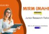 Junior Research Fellow Vacancy at MIRM (MAHE). MSc in Life Sciences Candidates, Apply Now. Work on DHR-funded Life Sciences project.