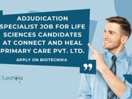 BSc Life Sciences Vacancies at Connect and Heal Primary Care Pvt. Ltd., Apply on Biotecnika