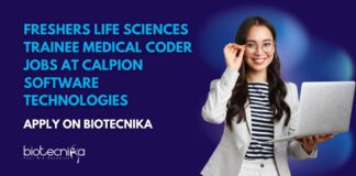 Freshers Life Sciences Trainee Medical Coder Jobs at Calpion Software Technologies, Apply on Biotecnika Trainee Medical Coder Jobs For Life Sciences at Calpion Software Technologies