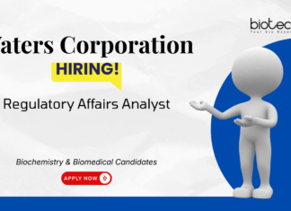 Regulatory Affairs Job at Waters Corporation. Biochemistry & Biomedical Candidates, Apply Now. Job in Bangalore.