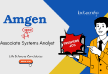Life Science Jobs For Freshers at Amgen. Apply Now For the Associate Systems Analyst Role. Job in Hyderabad.