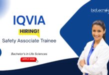 Life Sciences Jobs at IQVIA | Apply Now For Safety Associate Trainee Role Life Sciences Jobs at IQVIA. Apply Now For Safety Associate Trainee Role. Career in Kolkata, West Bengal. For Life Sciences candidates.