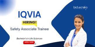 Life Sciences Jobs at IQVIA | Apply Now For Safety Associate Trainee Role Life Sciences Jobs at IQVIA. Apply Now For Safety Associate Trainee Role. Career in Kolkata, West Bengal. For Life Sciences candidates.