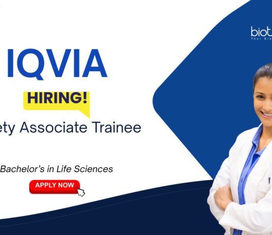 Life Sciences Jobs at IQVIA. Apply Now For Safety Associate Trainee Role. Career in Kolkata, West Bengal. For Life Sciences candidates.