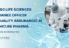 MSc Life Sciences Trainee Officer (Quality Assurance) at Unicure Pharma, Apply on Biotecnika Life Sciences Trainee Officer