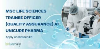 Life Sciences Trainee Officer