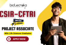CSIR CFTRI Project Associate PAT-I recruitment 2025 – research jobs for life science graduates