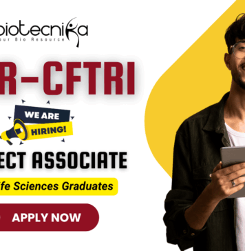 CSIR CFTRI Project Associate PAT-I recruitment 2025 – research jobs for life science graduates