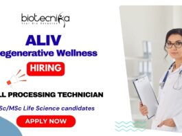 Cell Processing Technician — PRP & Bone Marrow | ALIV Regenerative Wellness, Mumbai