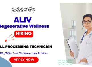 Cell Processing Technician — PRP & Bone Marrow | ALIV Regenerative Wellness, Mumbai