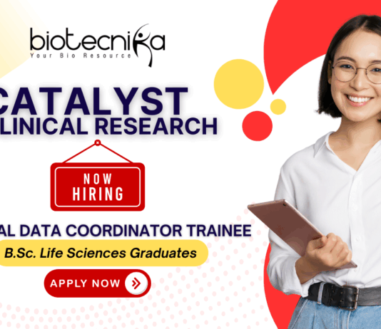 Clinical Data Coordinator Trainee – Catalyst Clinical Research | Life Science Jobs