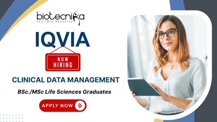 Clinical Data Management Jobs at IQVIA Life Science Job Opportunity Clinical Data Management Jobs at IQVIA | Life Science Job Opportunity