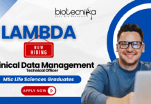 Technical Officer – Clinical Data Management | Lambda Therapeutic Research Careers Clinical Data Management Jobs at Lambda Therapeutic Research – Life Science Careers