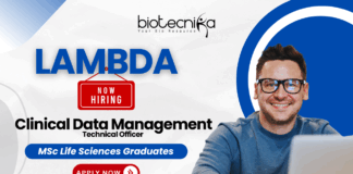 Technical Officer – Clinical Data Management | Lambda Therapeutic Research Careers Clinical Data Management Jobs at Lambda Therapeutic Research – Life Science Careers